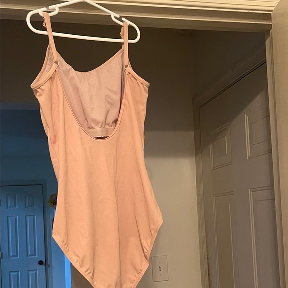 Nude/Skin tone leotard w/adjustable straps - Picture 4 of 4